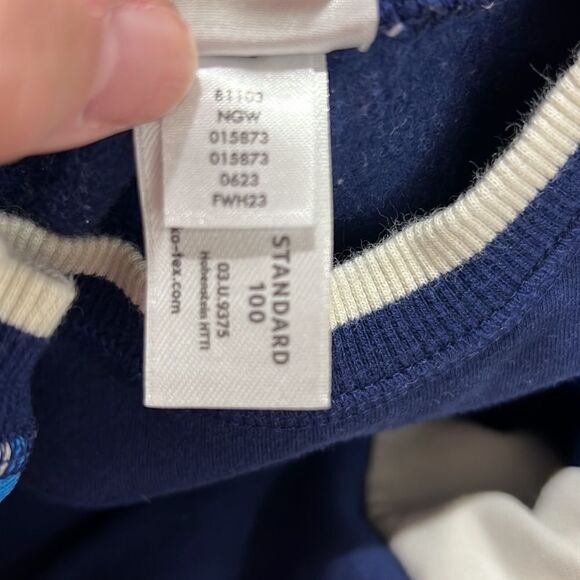 Hanna Andersson Blue 2 Piece crew neck sweatsuit size 4 - Picture 11 of 13